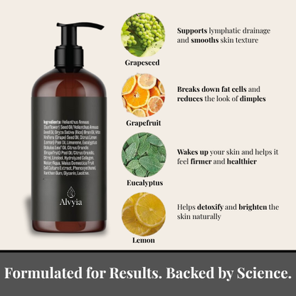 Alvyia Anti Cellulite Massage Oil 8oz