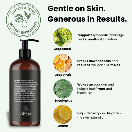 Alvyia Anti Cellulite Massage Oil